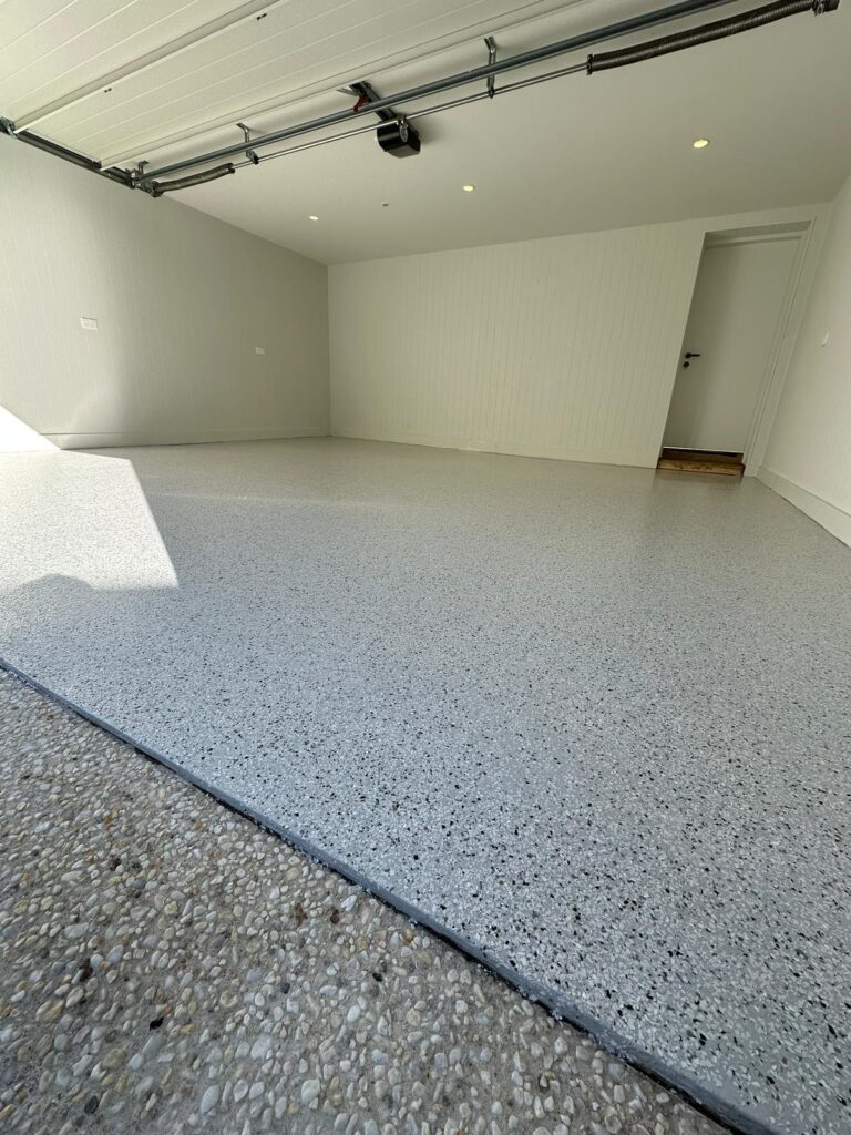 Epoxy Point seamless epoxy flooring finish for garages in Pakenham, Clyde, and Officer.